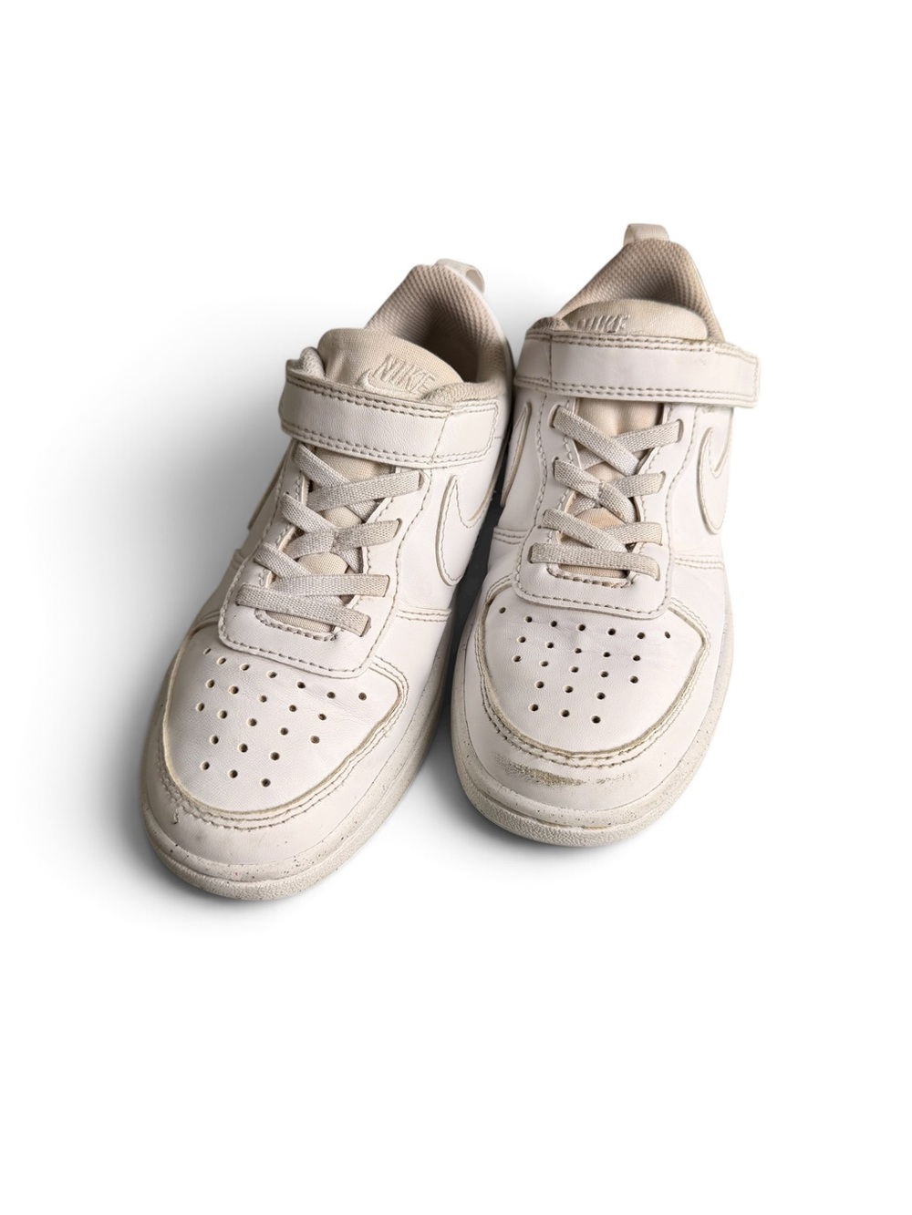 Nike Kids Neutral Beige Velcro Sneakers